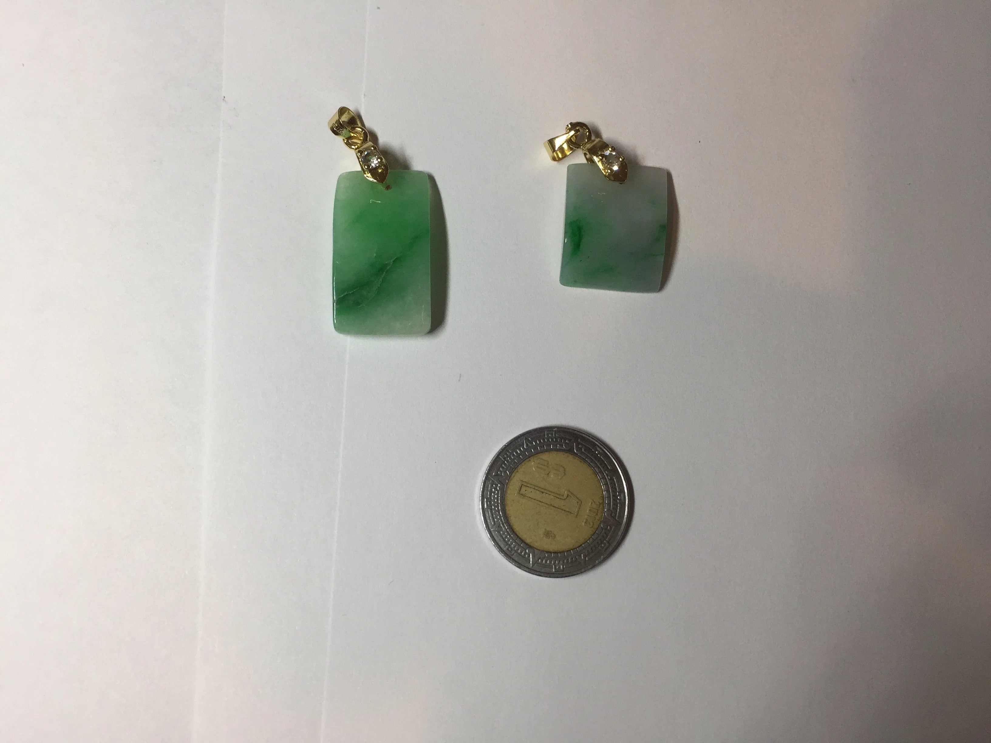 100% Natural type A icy watery sunny green/purple Jadeite Jade safe and sound pendant AX145