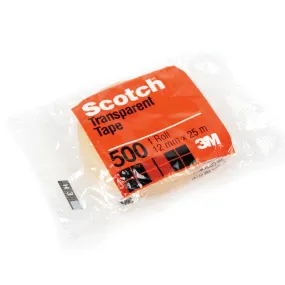 3M Scotch Utility Transparent Tape 12 mm x 25 Meter