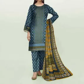 3PC- Unstitched Digital Printed Lawn Suit PS4600