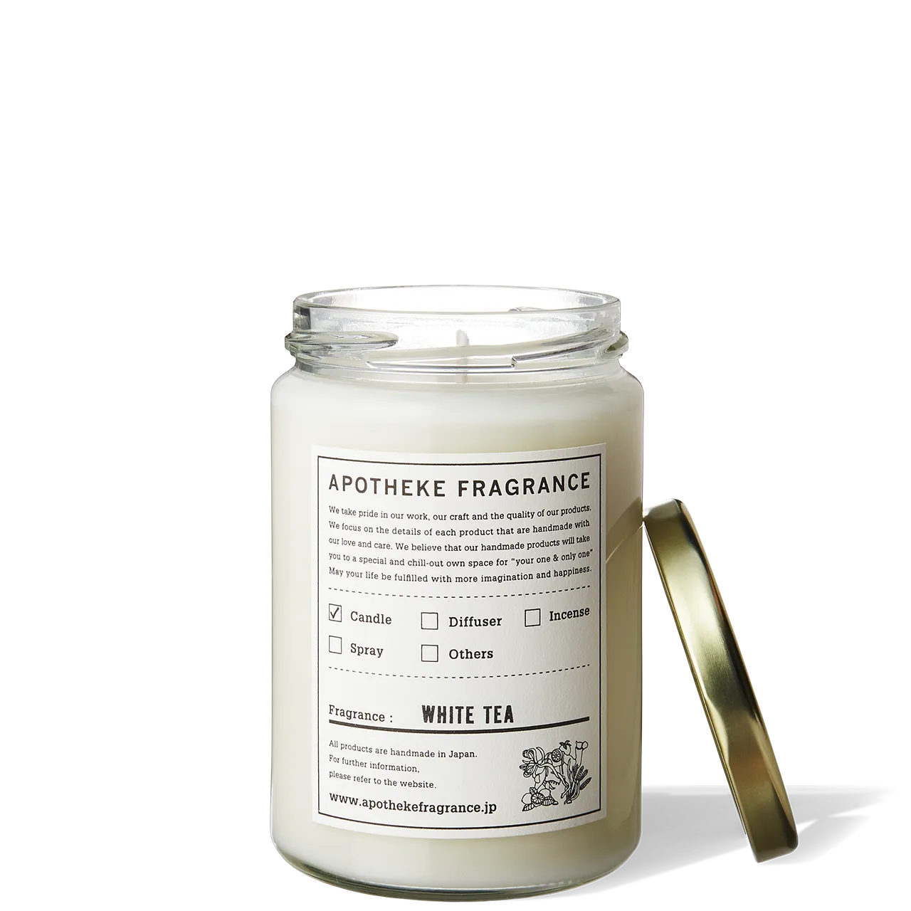 Apotheke Fragrance Glass Jar Candle