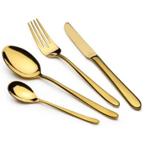 Arshia Stainless Steel Cutlery Sets 38pcs Gold TM1401GS