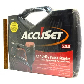 Brand New SENCO "ACCUSET" 1-1/2" UTILITY FINISH STAPLER #A150LS Pneumatic Nailer