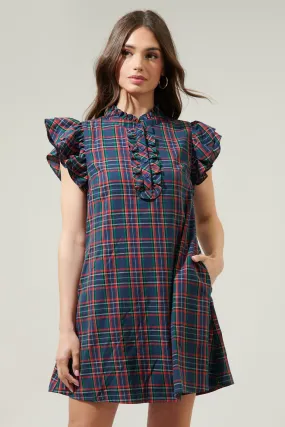 Chapman Plaid Shift Dress