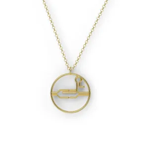 CRISPR necklace | gold vermeil