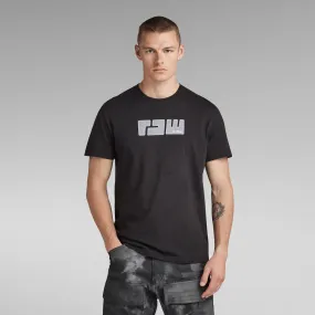 G-STAR INC - Men - Raw Felt Tee - Dark Black