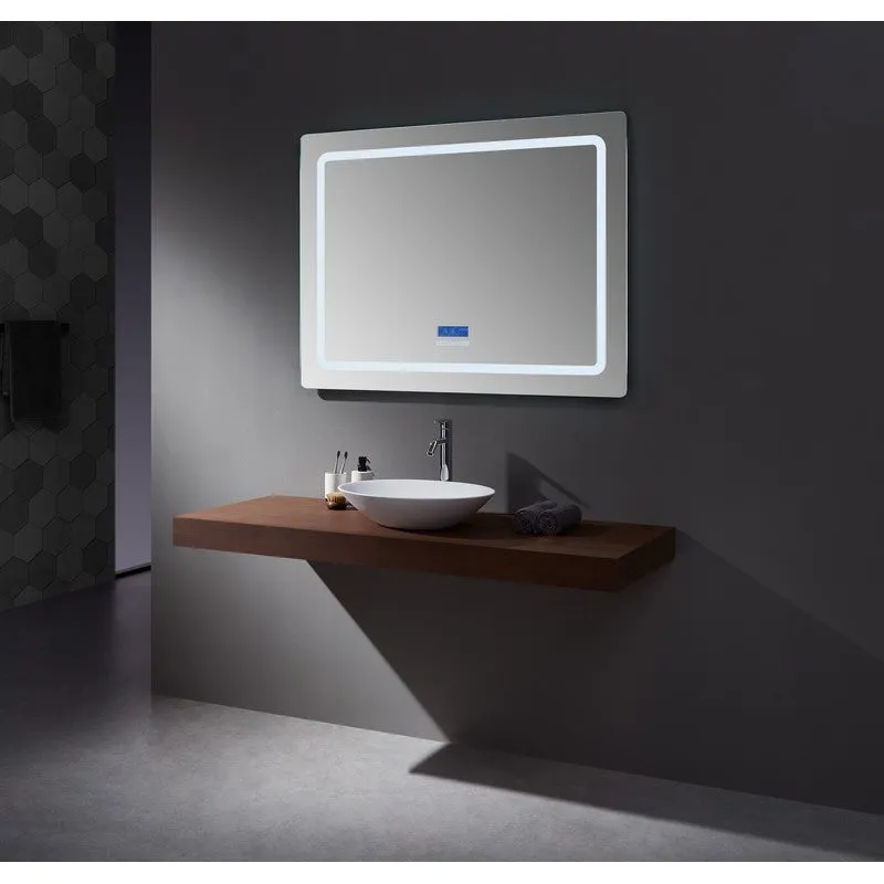 Lexora Caldona 48 Wide x 36 Tall LED Mirror w/ Defogger | LC4836LEDM