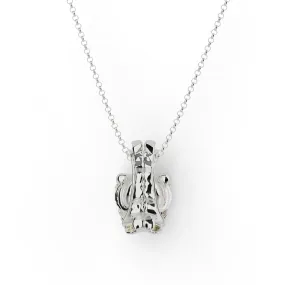 limbic system necklace | silver