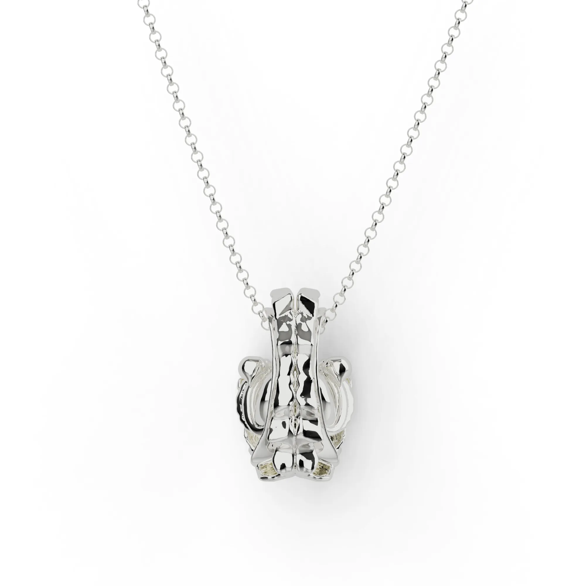 limbic system necklace | silver