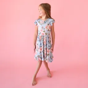 Mackenzie Tie Back Ruffled Twirl Dress