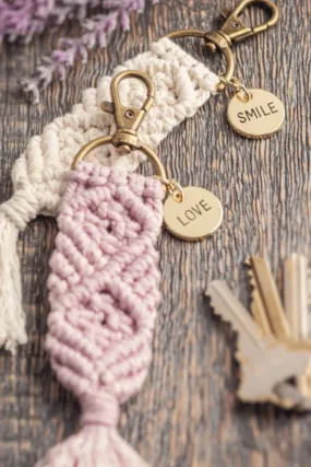 Macrame Inspirational Keychains