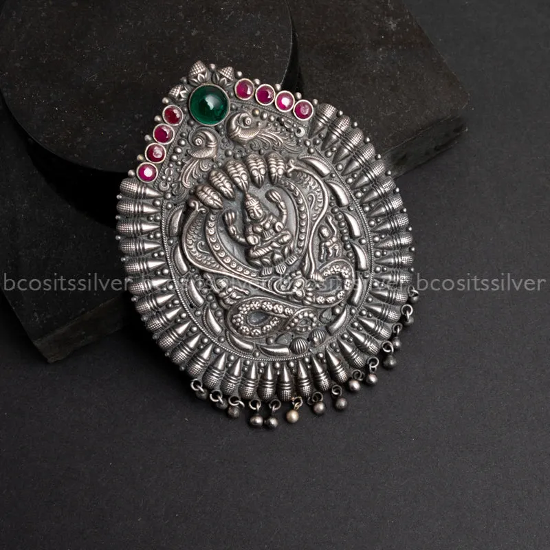 Oxidized Naagam Pendant - 1943